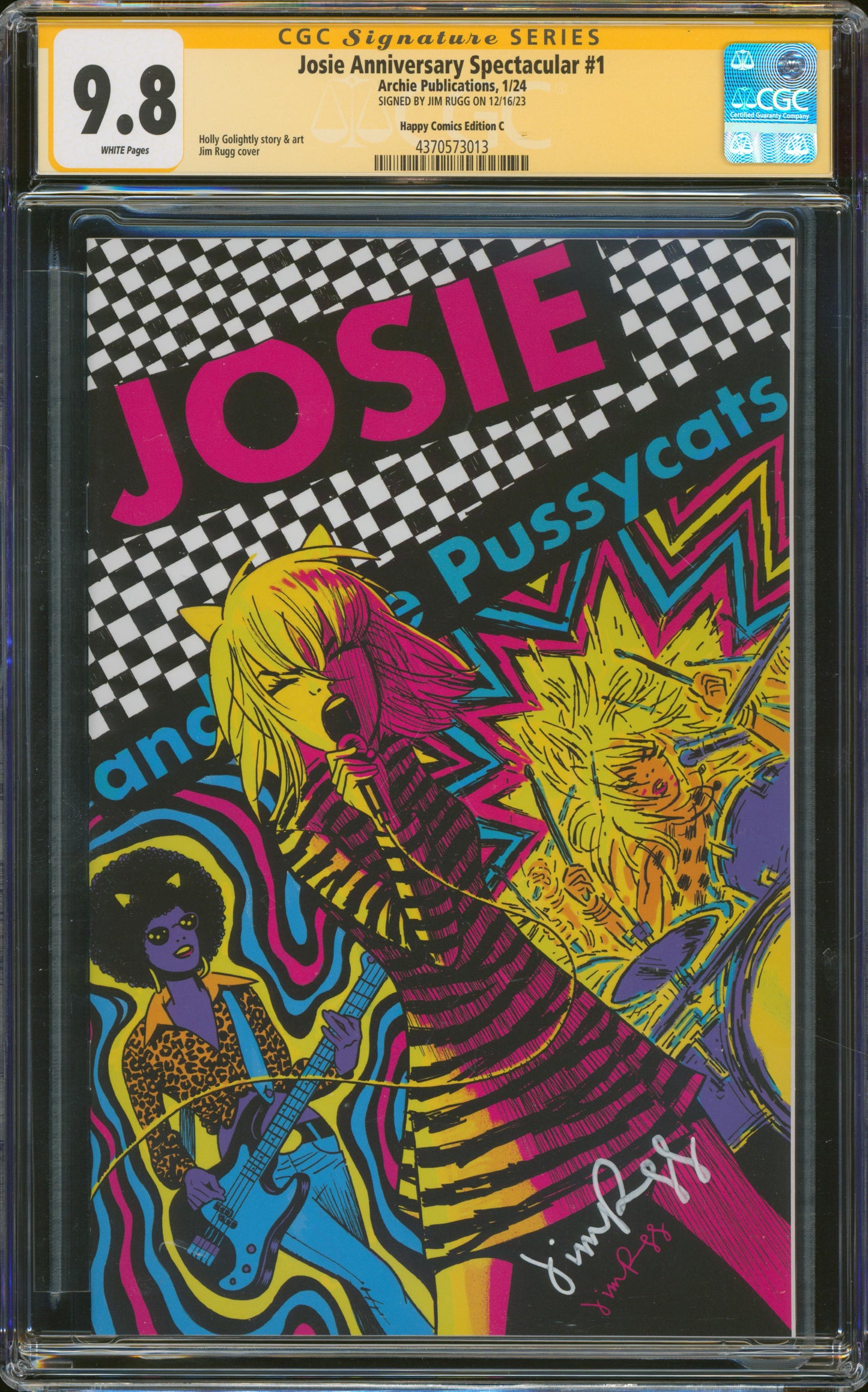 Josie and the Pussycats Anniversary Jim Rugg variant SIGNED CGC SS 9.8