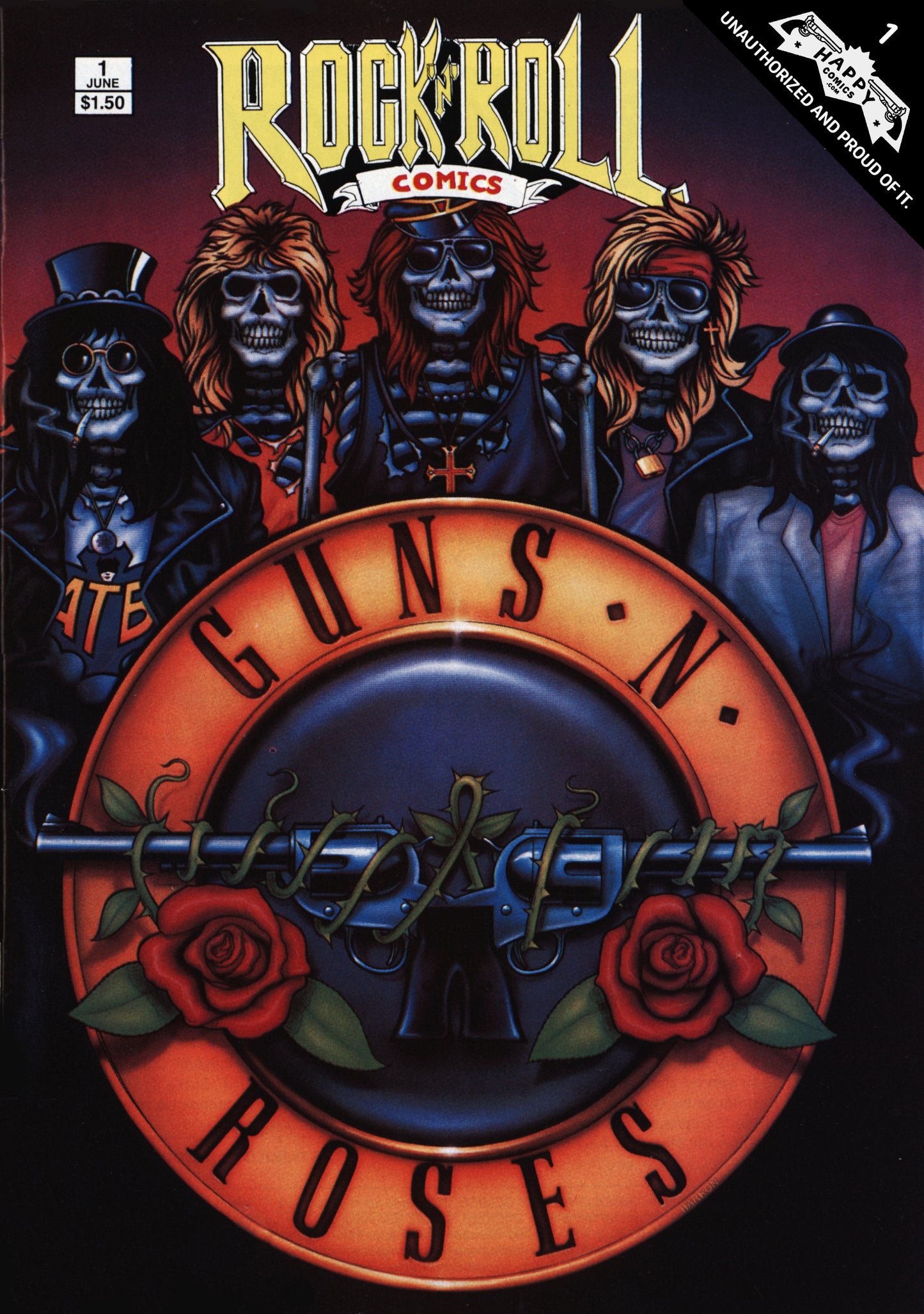 Rock N Roll Comics #1 facsimile edition Foil variant ltd.100