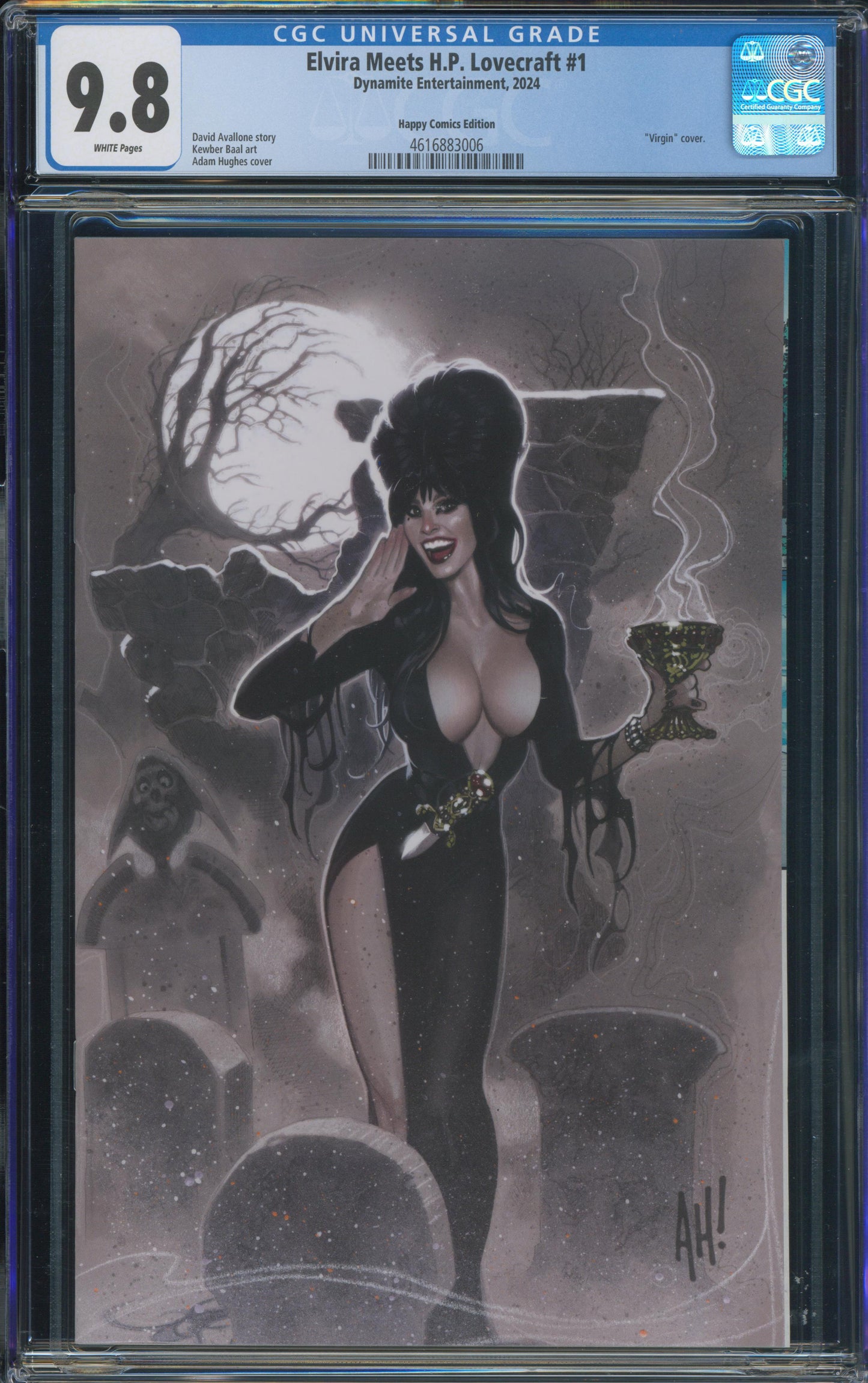 Elvira Meets HP Lovecraft #1 Adam Hughes variant CGC 9.9