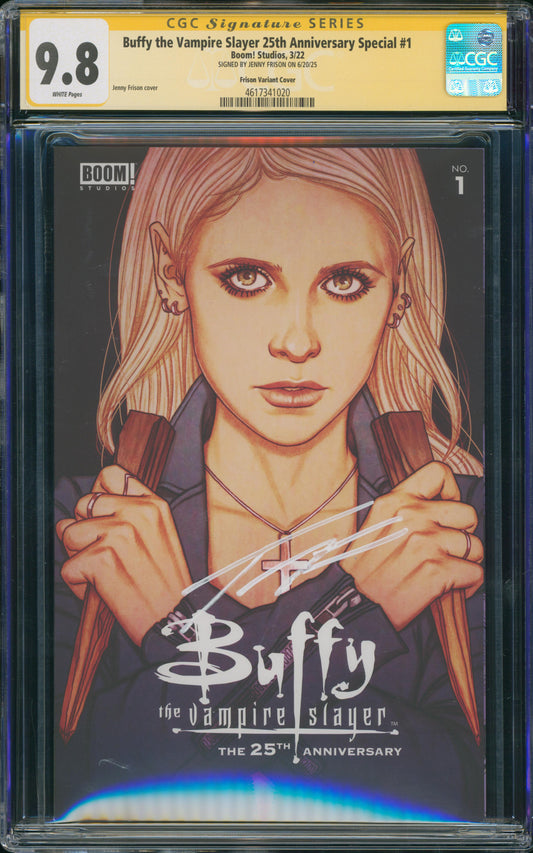 Buffy The Vampire Slayer 25th Anniversary  Jenny Frison variant SIGNED CGC SS 9.8