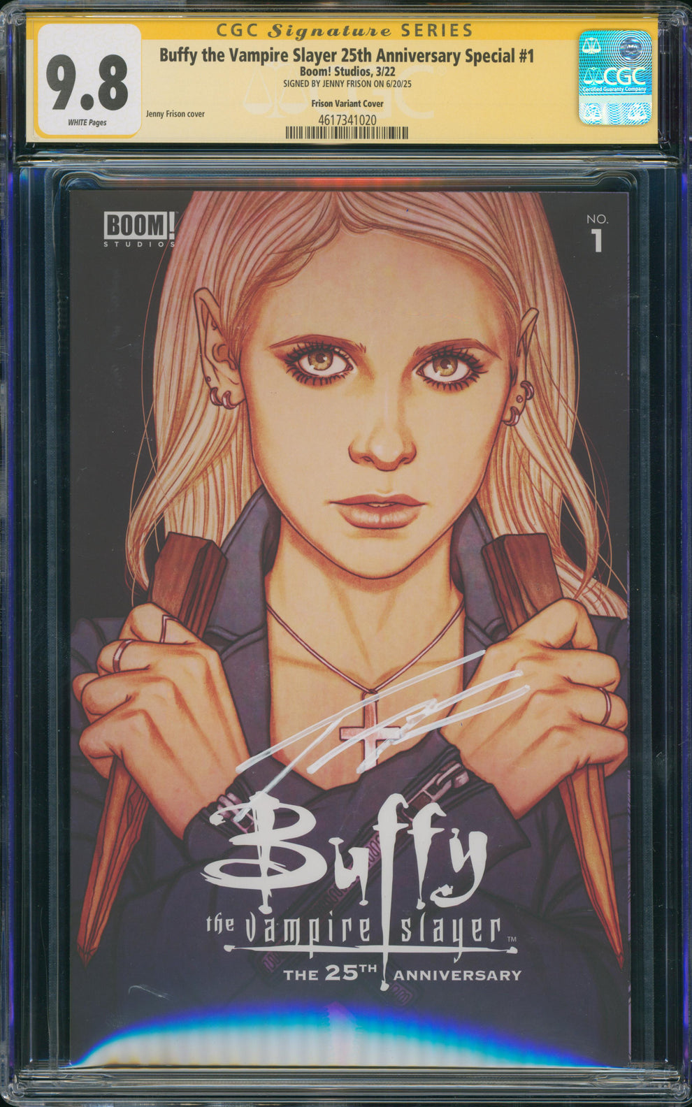 Buffy The Vampire Slayer 25th Anniversary Jenny Frison variant SIGNED