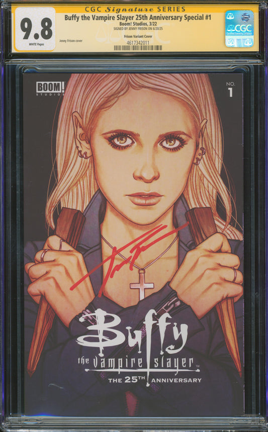 Buffy The Vampire Slayer 25th Anniversary Jenny Frison variant SIGNED CGC SS 9.8