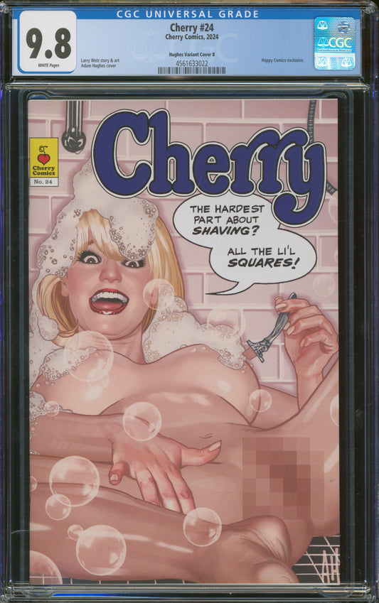 Cherry #24 Adam Hughes blue variant CGC 9.8