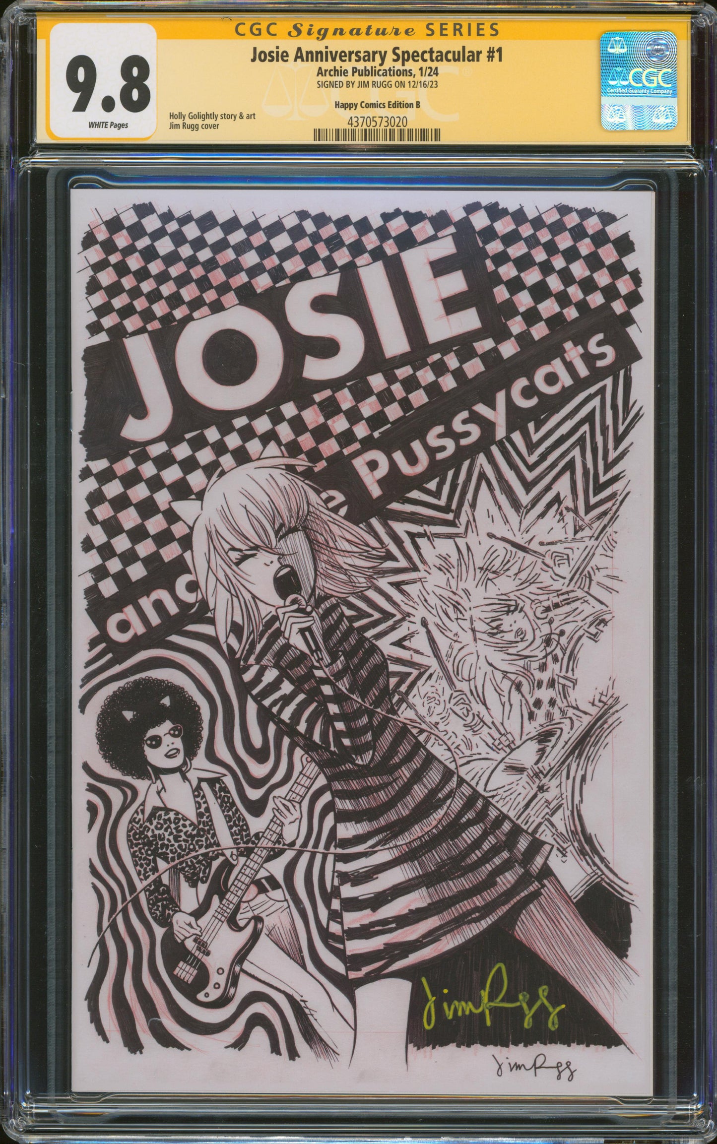 Josie and the Pussycats Anniversary  Jim Rugg variant SIGNED CGC SS 9.8