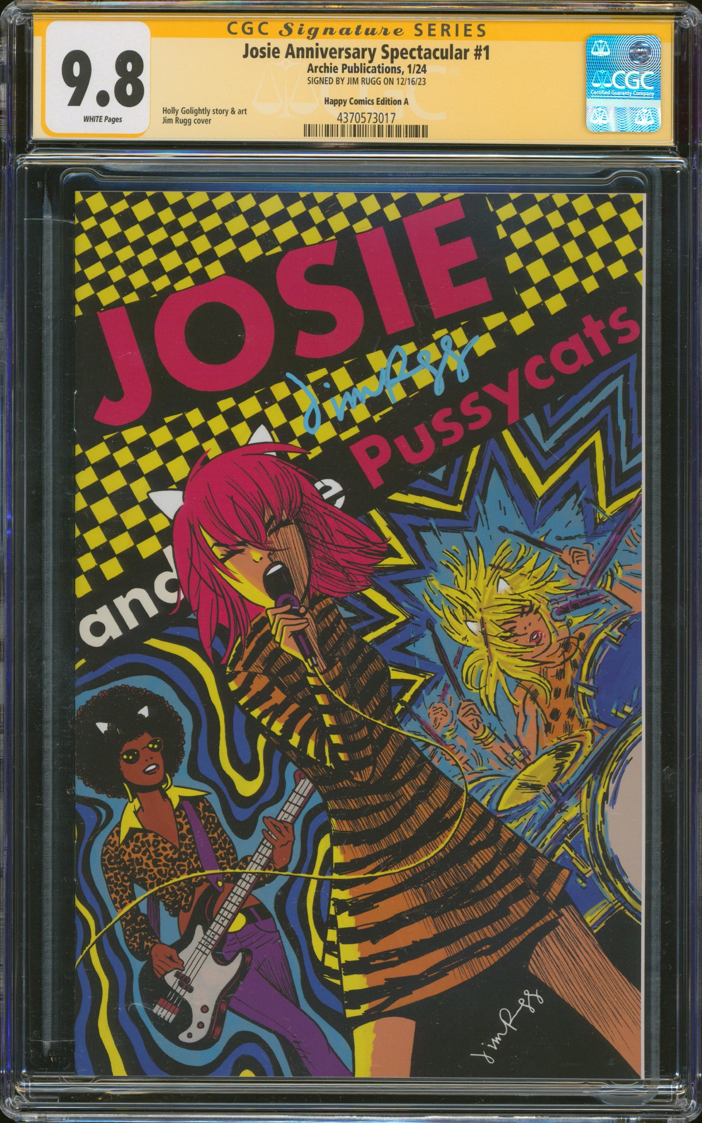 Josie and the Pussycats Anniversary  Jim Rugg variant SIGNED CGC SS 9.8