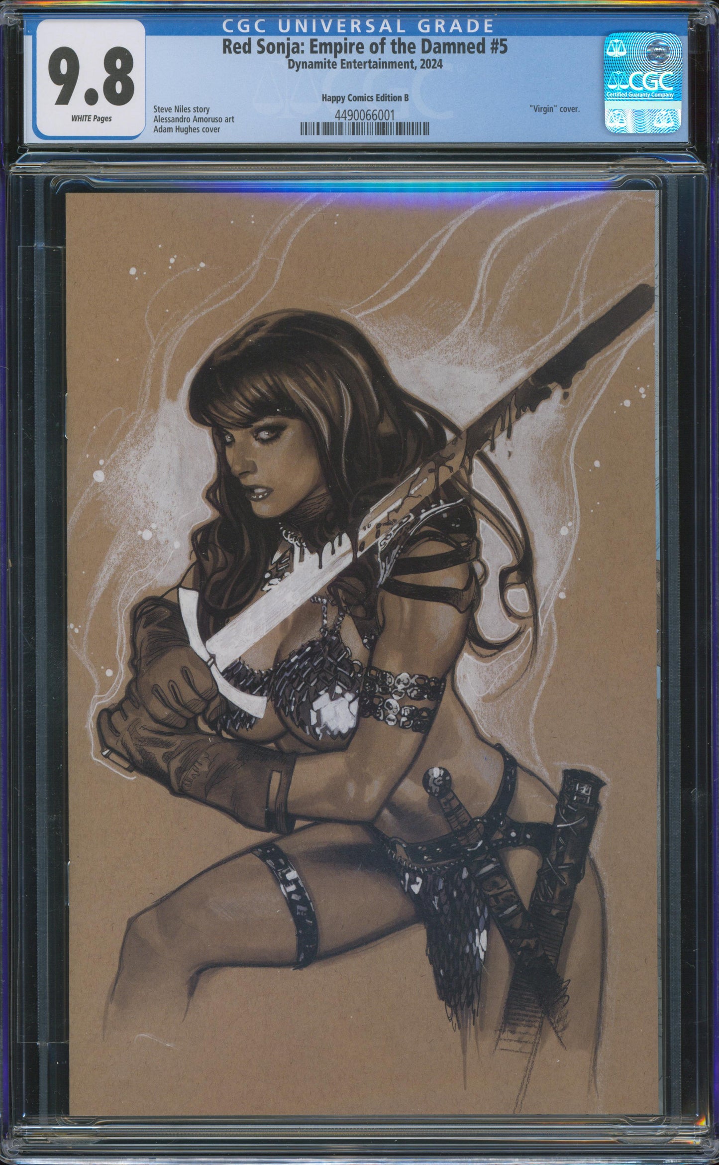 Red Sonja Noir #1 Adam Hughes OA variant CGC 9.8