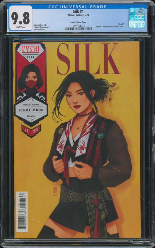 Silk #1 Jen Bartel variant  CGC 9.8