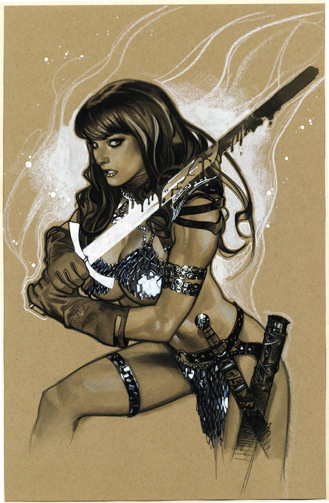 Red Sonja: Empire of the Damned #5 Adam Hughes variant SET OF 2