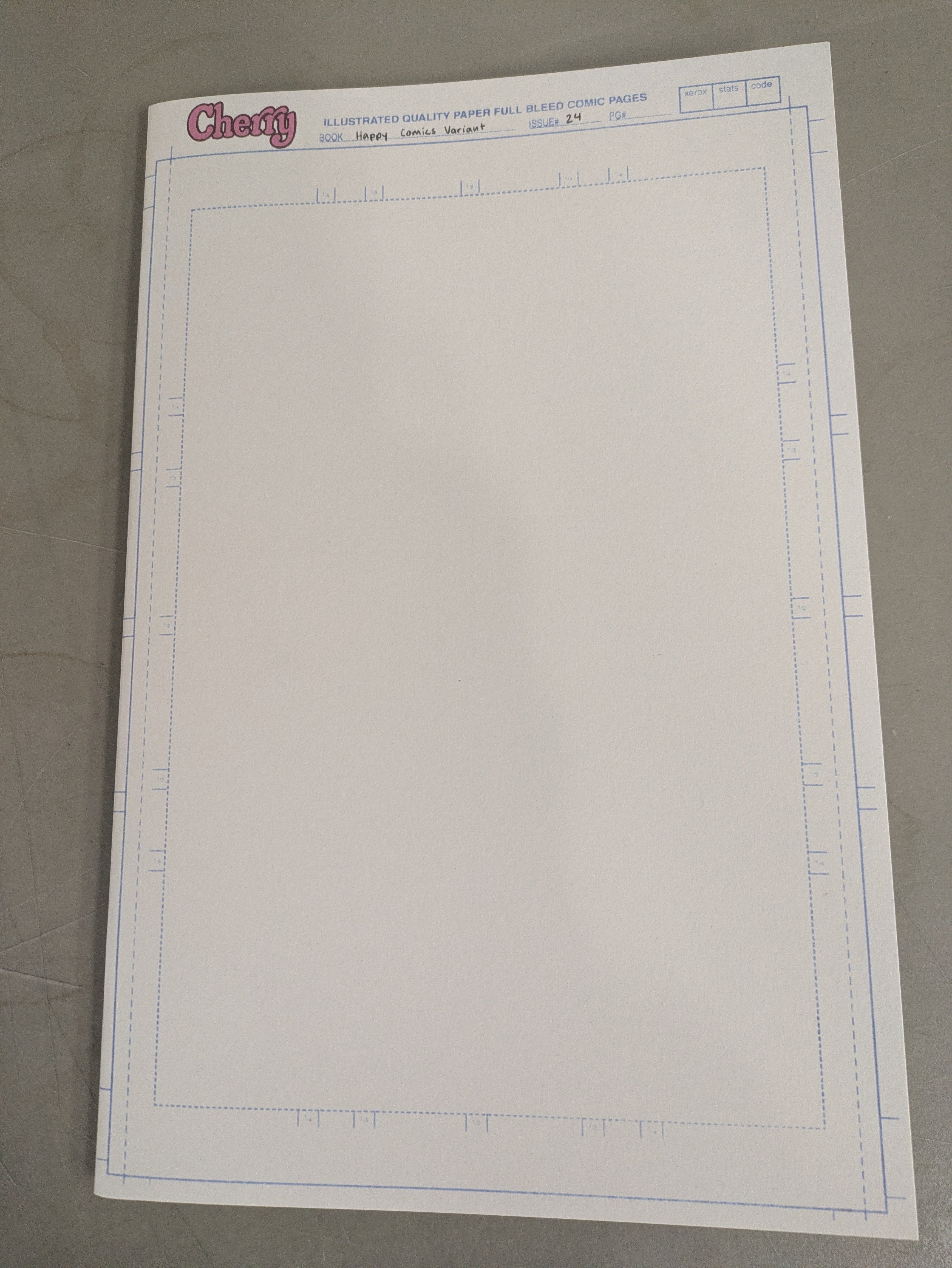 Cherry #24 blank cover variant – Happy Comics