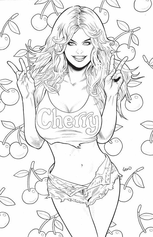 Cherry #24 Greg Land preview B&W variant
