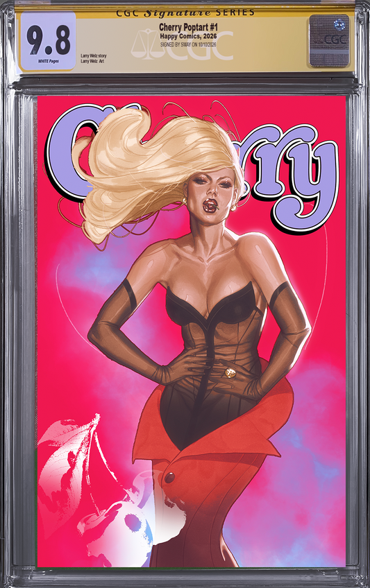 Cherry Poptart #1  Josh 'Swaby' Sway variant SIGNED Sway CGC SS 9.8