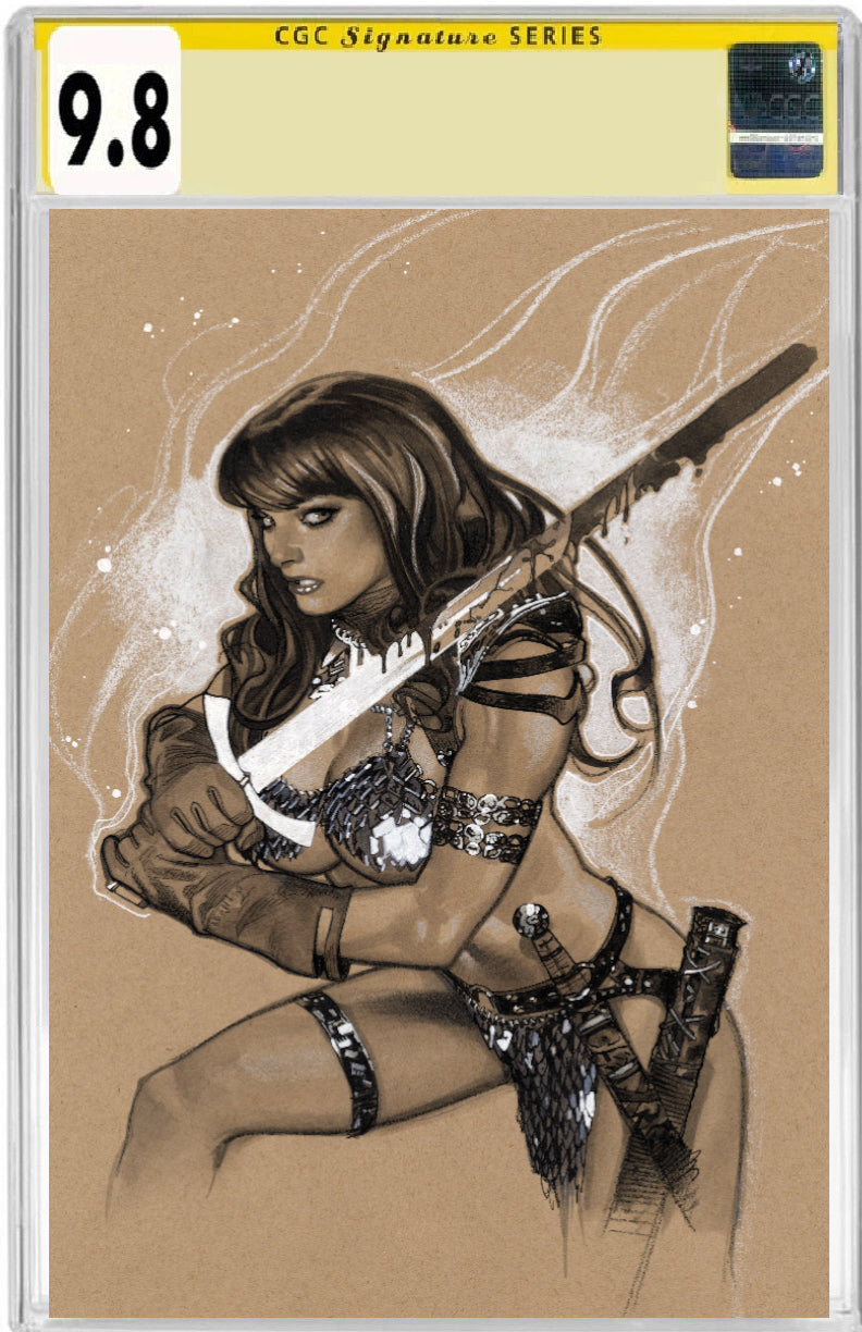 Red Sonja: Empire of the Damned #5 Hughes OA variant CGC SS 9.8 signed Hughes