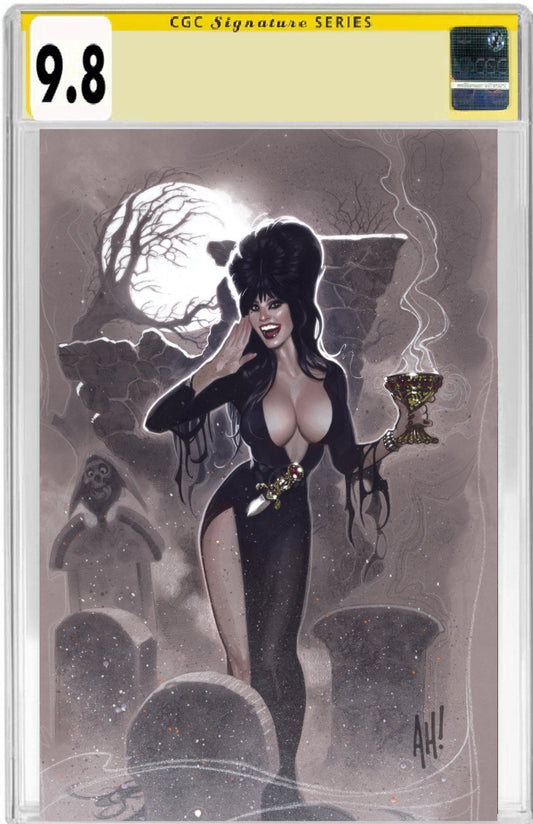 Elvira Meets HP Lovecraft #1 Adam Hughes variant CGC SS 9.8
