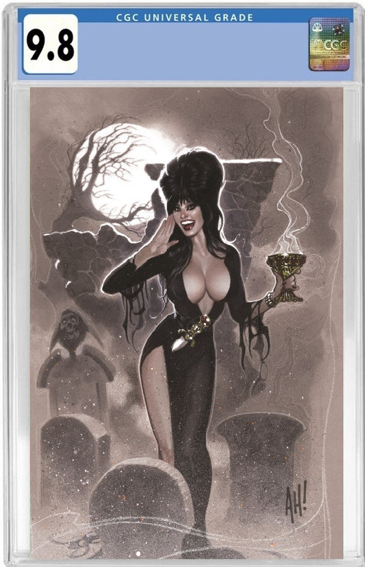Elvira meets HP Lovecraft #1 Adam Hughes variant CGC 9.8