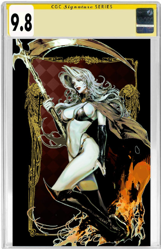 Lady Death: Savage Reign #1 - Sozomaika Variant CGC SS 9.8 Signed Sozomaika