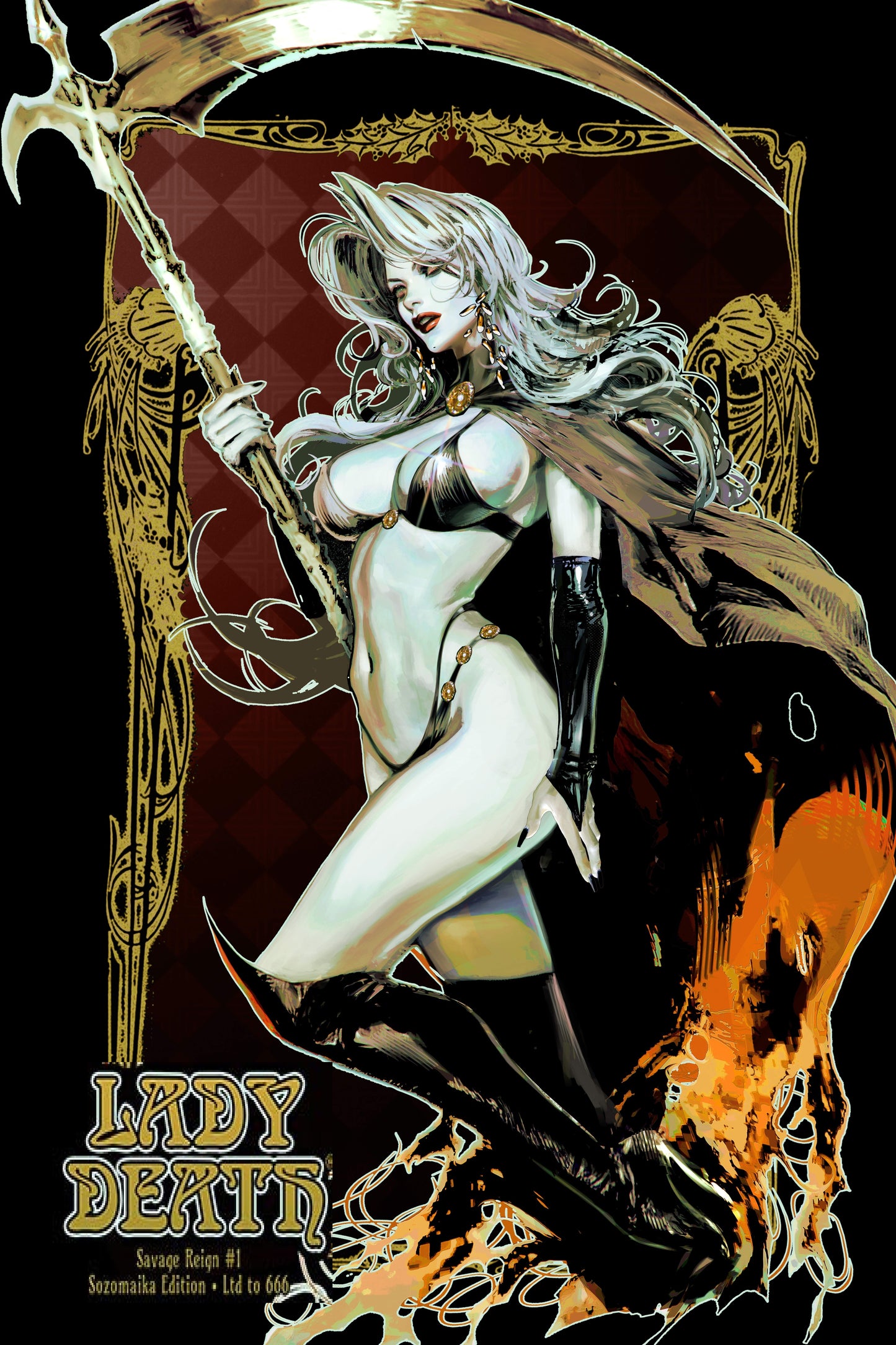 Lady Death: Savage Reign #1 - Sozomaika Trade Dress Edition LTD 666
