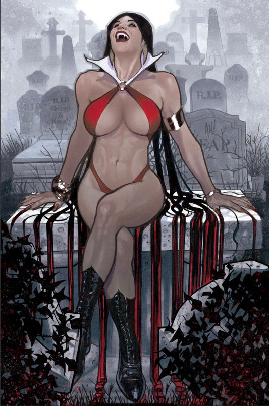 Vampirella Dark Reflections #1  Hughes METAL ltd.75 SIGNED